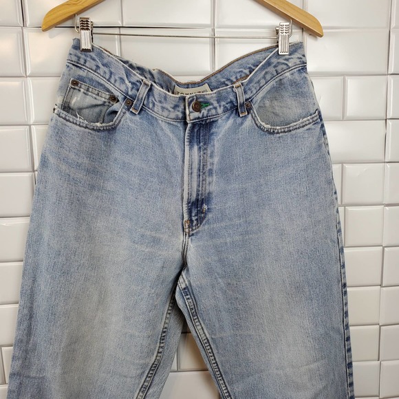 TOMMY HILFIGER | DISTRESSED MEDIUM WASH DENIM CASUAL CLASSIC JEANS MEN'S 36 X 32 - Picture 4 of 16